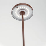 Poldina Reverso Battery Operated Table Lamp By Zafferano, Finish: Rust
