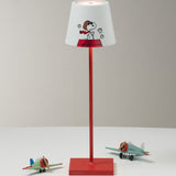 Poldina X Peanuts Battery Operated Table Lamp By Zafferano, Color: Aviator