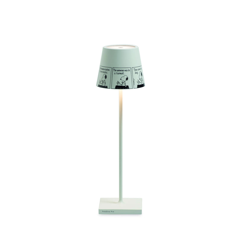 Poldina X Peanuts Battery Operated Table Lamp By Zafferano, Color: Strip