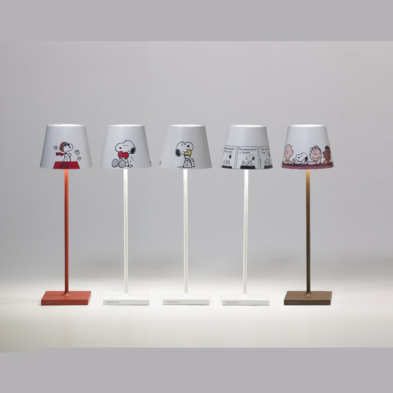 Poldina X Peanuts Battery Operated Table Lamp By Zafferano