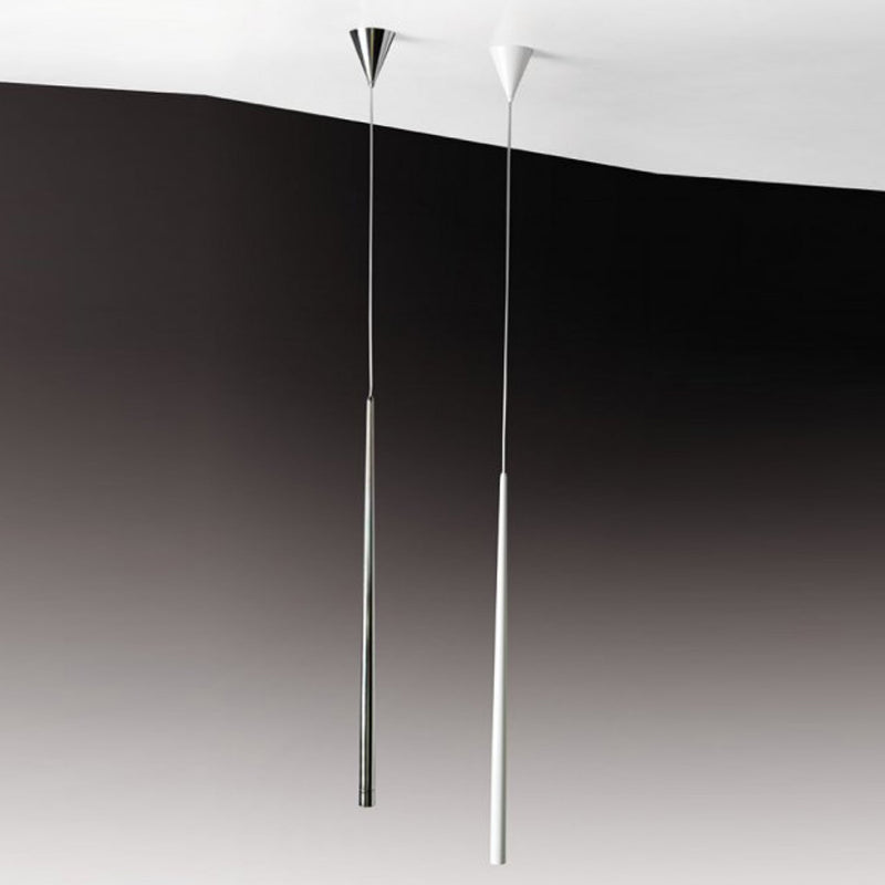 Pool Pendant Light By Egoluce- Black And White Hanging At Ceiling