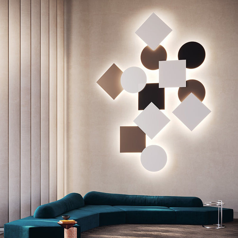 Puzzle Mega Square Wall/Ceiling Light By Lodes