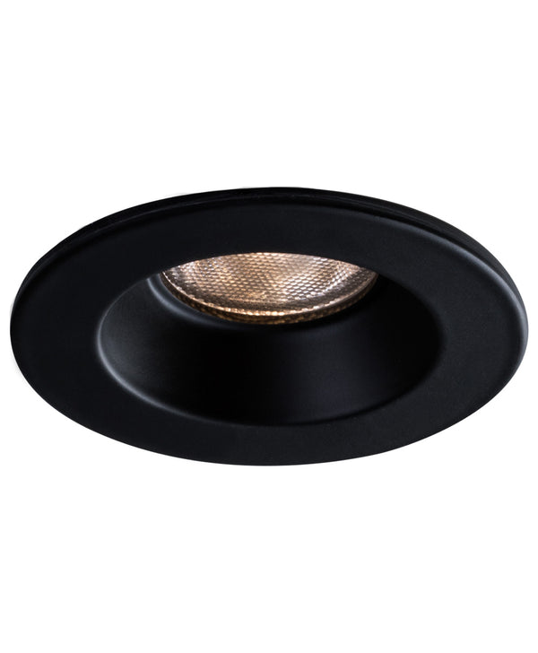 Luna 2” LED Round Fixed Color Selectable Recessed Fixture - Black