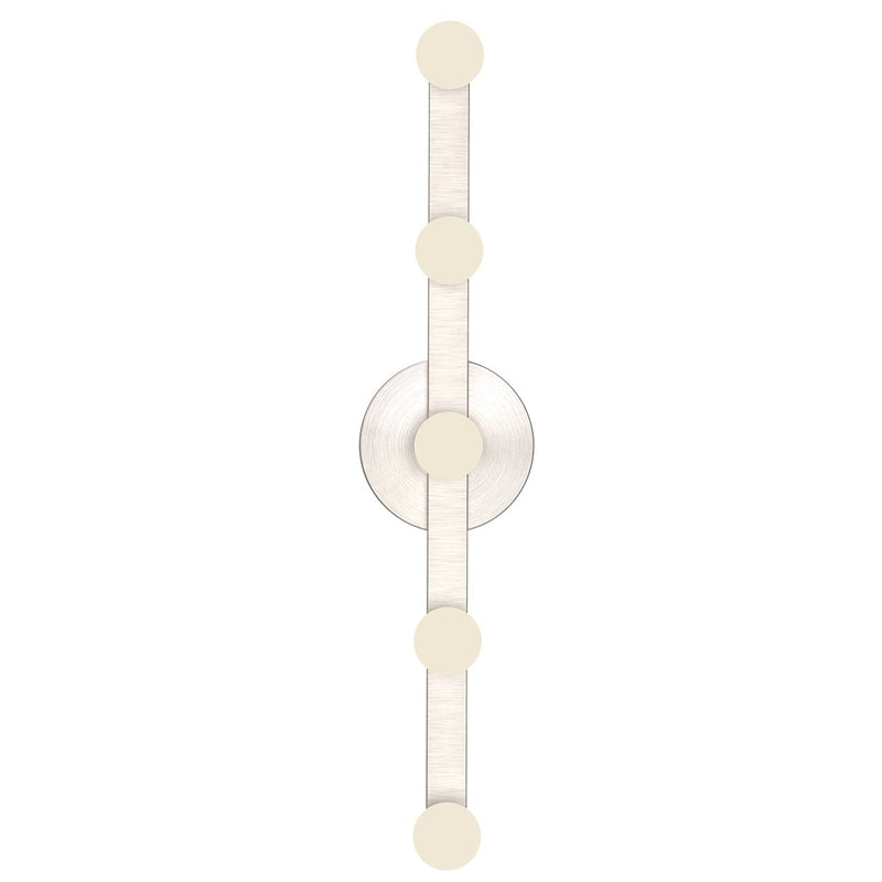 Rezz Wall Sconce By Kuzco, Finish: Brushed Nickel, Size: Small