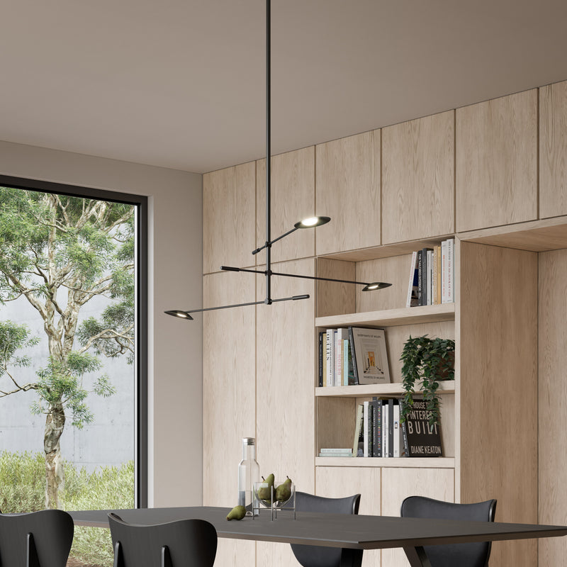 Rotaire Off Centre Chandelier By Kuzco