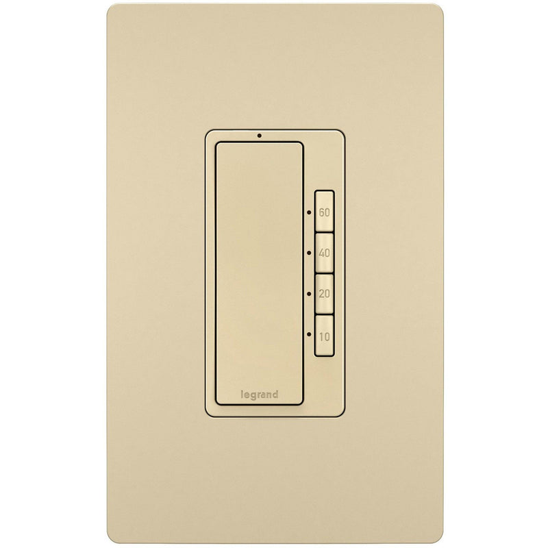 Ivory Radiant 4-Button Digital Timer by Legrand Radiant