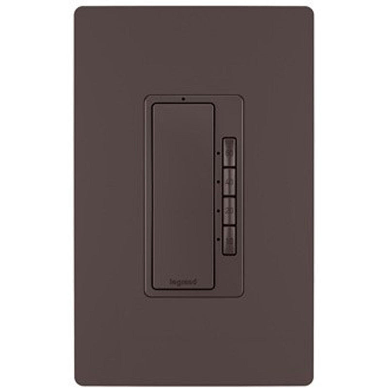 Dark Bronze Radiant 4-Button Digital Timer by Legrand Radiant