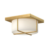 Regalo Ceiling Light By Kuzco - Brushed Gold/Opal Glass Large