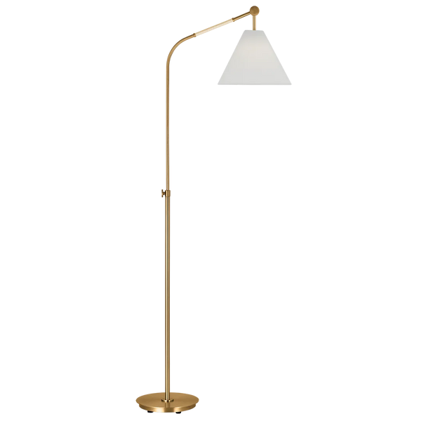 Remy Task Floor Lamp By Aerin-Burnished Brass