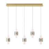 Rola Linear Suspension By Eurofase - Gold