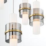 Rola Multilight Suspension By Eurofase - Five Lights Detailed View