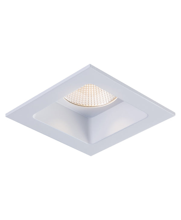 Sigma 2 Square Regressed LED Fixture - White