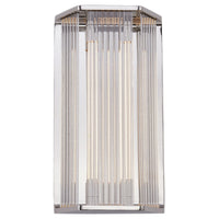 Sabre Wide Wall Light By Alora, Finish: Polished Nickel