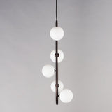 5 Light-Brushed Bronze Contour Pendant by Studio M