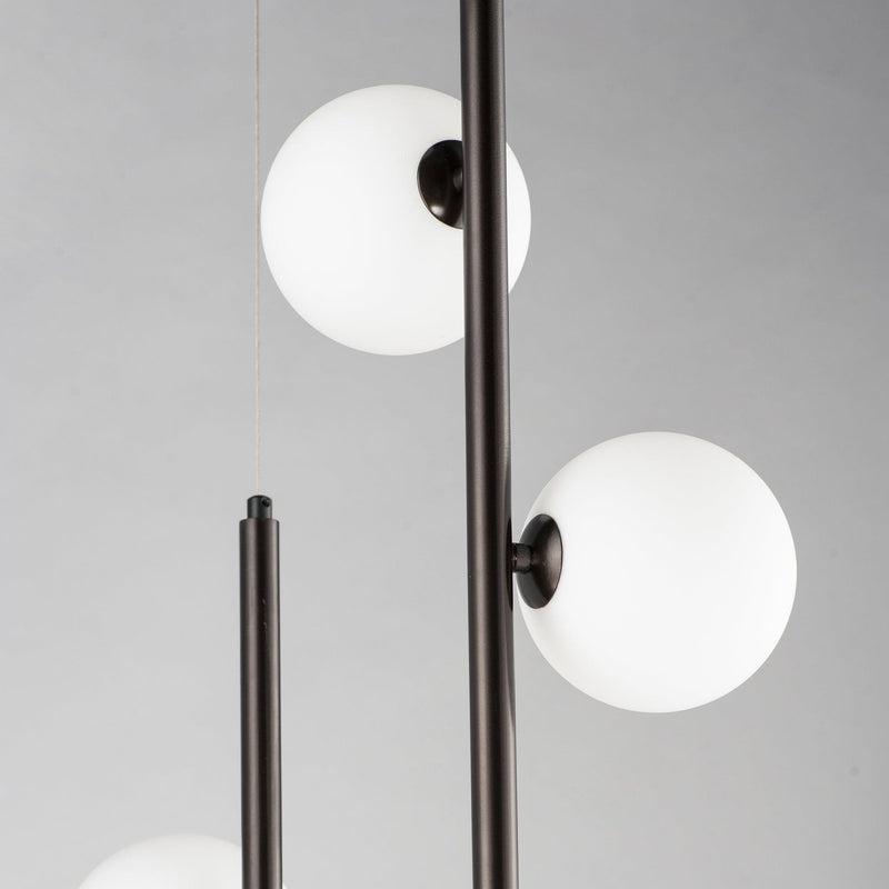 5 Light-Brushed Bronze Contour Pendant by Studio M