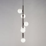 6 Light-Brushed Bronze Contour Pendant by Studio M