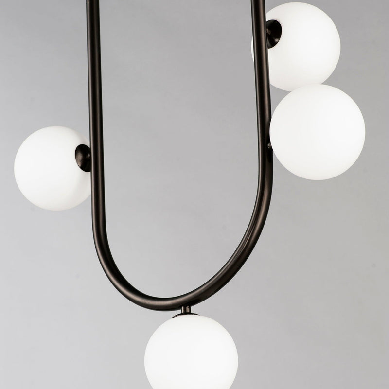 6 Light-Brushed Bronze Contour Pendant by Studio M