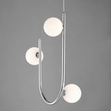 3 Light-Polished Chrome Contour Pendant by Studio M