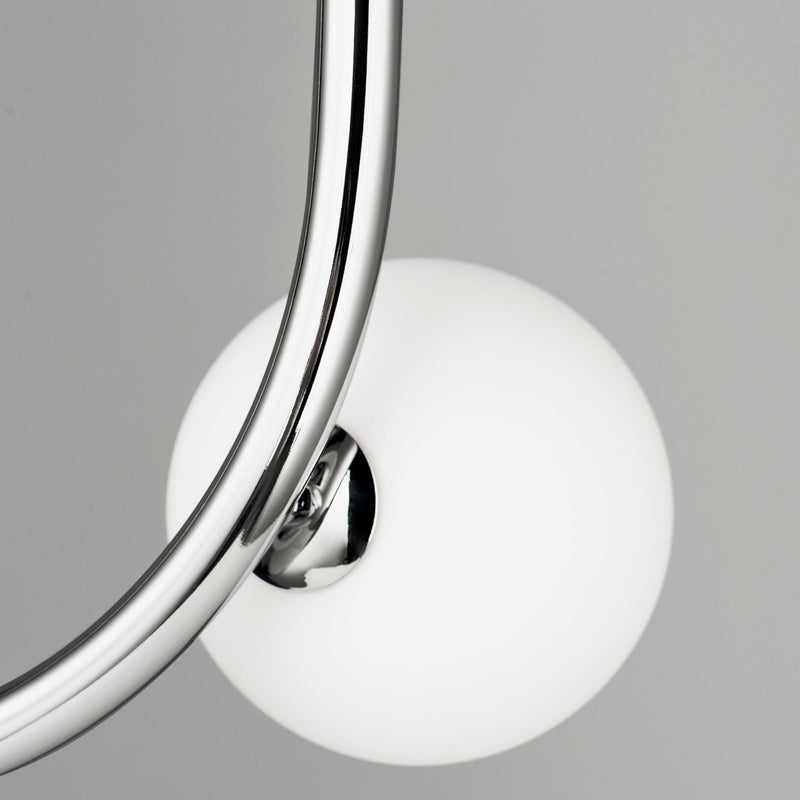 3 Light-Polished Chrome Contour Pendant by Studio M