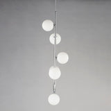 5 Light-Polished Chrome Contour Pendant by Studio M