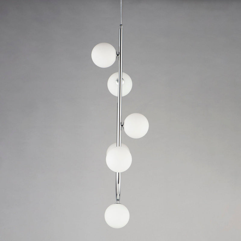 5 Light-Polished Chrome Contour Pendant by Studio M
