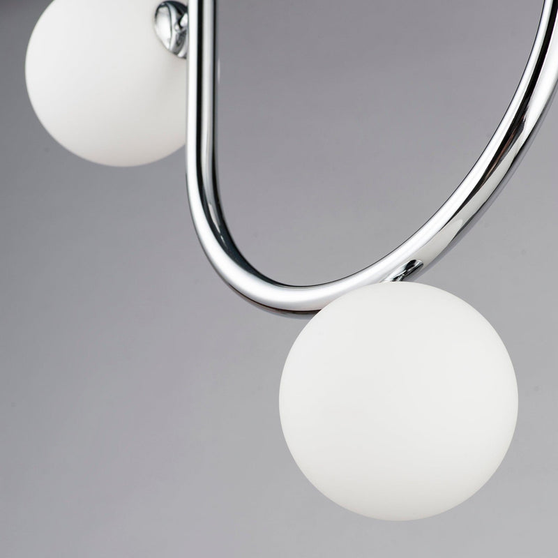 5 Light-Polished Chrome Contour Pendant by Studio M