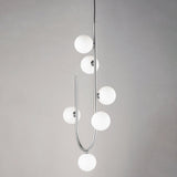 6 Light-Polished Chrome Contour Pendant by Studio M