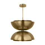 Shanti Double Pendant By Visual Comfort Model, Finish: Natural Brass, Size: X Large