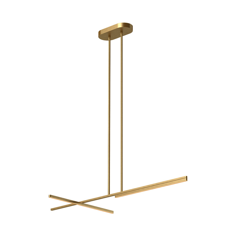 Shift Chandelier By Kuzco - Brushed Gold