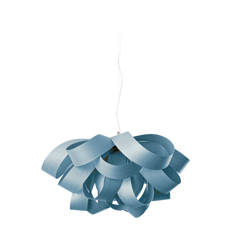 Agatha Small Chandelier by LZF Lamps, Wood Color: Sea Blue | Casa Di Luce Lighting