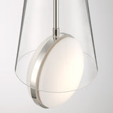 Solari Pendant Light By Eurofase - Nickel Bulb Detailed View