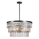 Solaris Chandelier By Renwil - With Textured Glass