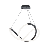 Solo Suspension By WAC Lighting Black Side View