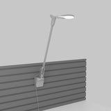 Splitty Pro Desk Lamp By Koncept, Finish: Silver, Slatwal Mount