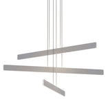 Sub Circular Chandelier By Koncept, Number Of Tiers: 3, Finish: Silver