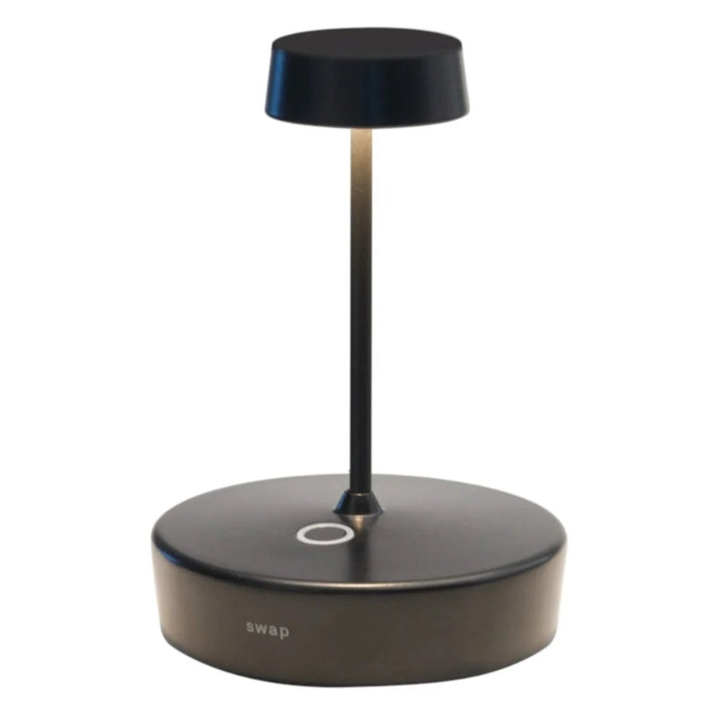 Swap Mini Battery Operated Table Lamp, Finish: Black