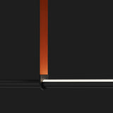 T.O Pendant By Pablo, Number Of Lights: Single, Finish: Chrome, Color: Burnt Orange
