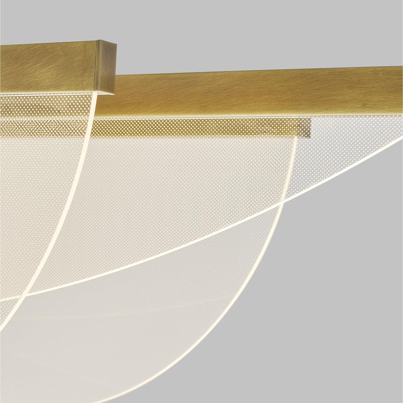 Nyra Linear Suspension by Tech Lighting, Finish: Black, Brass, Size: Small, Large,  | Casa Di Luce Lighting