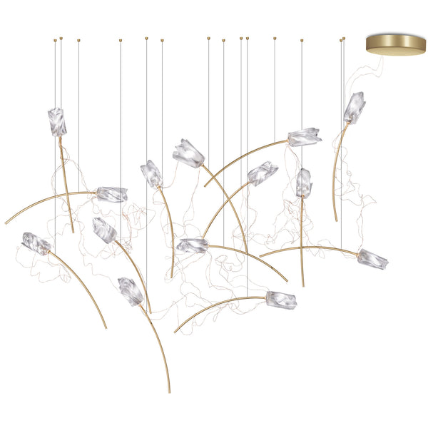Brass Tulip 14 Free Standing Suspension by Slamp