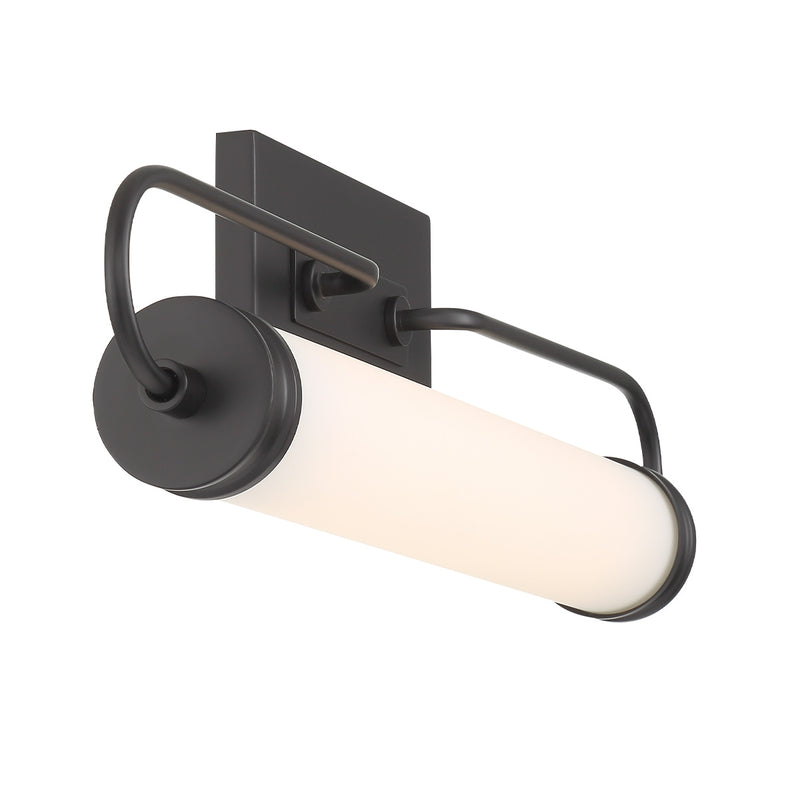Tellie Vanity Light By Eurofase - Black Small Side View