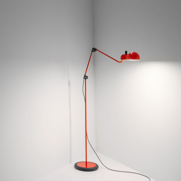 Topo Floor Lamp By Stilnovo, Finish: Red