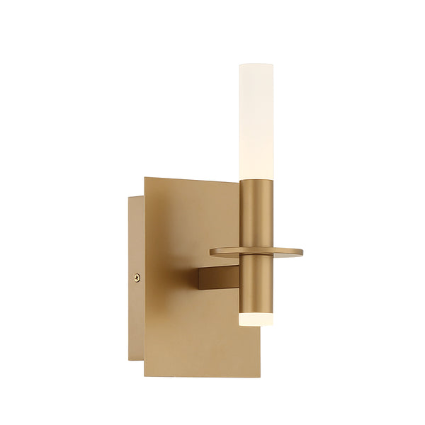 Torna Vanity Light By Eurofase - One Light Gold Side View