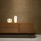 Gold Uhuh (Owl) Pet Table Lamp by Moooi