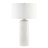 Valerie Table Lamp By Renwil - White