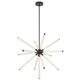 Volterra Chandelier By Lib & Co, Finish: Black, Size: Large