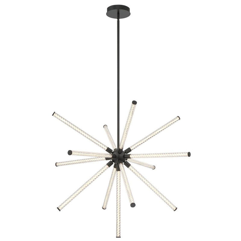 Volterra Chandelier By Lib & Co, Finish: Black, Size: Large