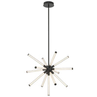 Volterra Chandelier By Lib & Co, Finish: Black, Size: Small
