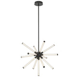 Volterra Chandelier By Lib & Co, Finish: Black, Size: Small