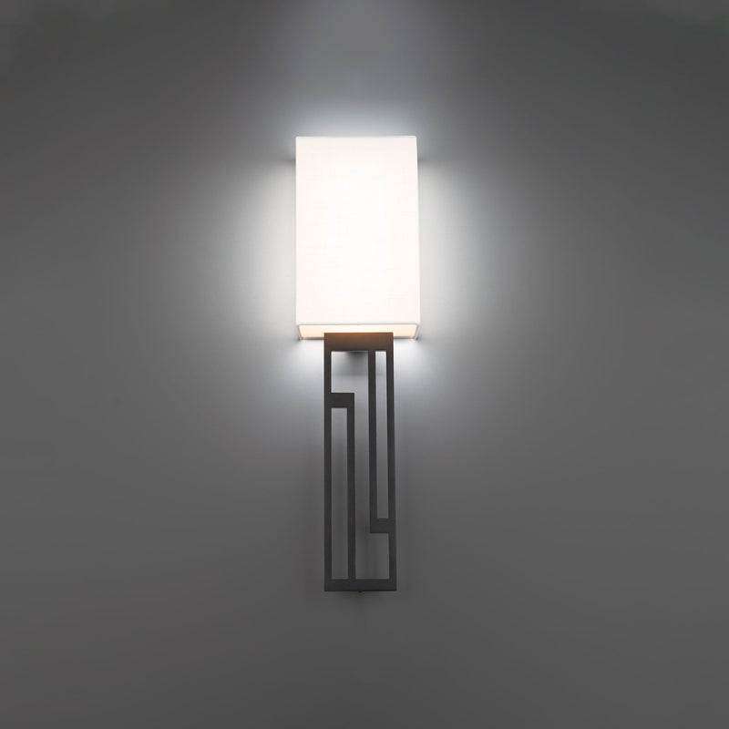 Black Vander Tall Wall Lamp by Modern Forms