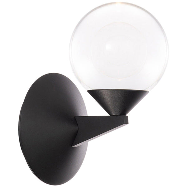 Black 1 Light Double Bubble Wall Lamp by Modern Forms